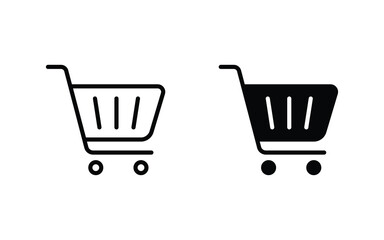  shopping cart icon set, shopping icon vector illustration 