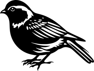Pigeon - Black and White Isolated Icon - Vector illustration - obrazy, fototapety, plakaty