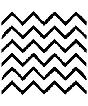 isolated zigzag abstract geometric pattern