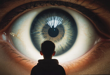 The Intrusion - Big Brother - Generative AI - obrazy, fototapety, plakaty