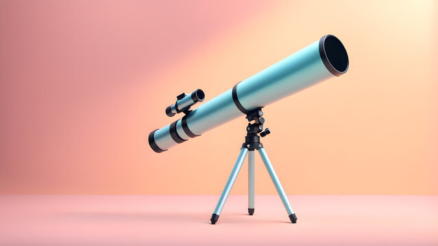 Skyward Bound 3D Telescope Ideal for Exploring the Cosmos Sky and Celestial Bodies