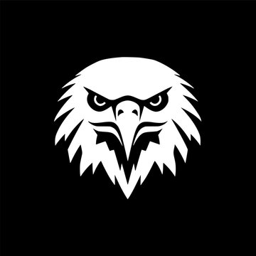 Eagle | Black and White Vector illustration