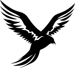 Obraz premium Petrel | Black and White Vector illustration