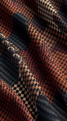 A classic houndstooth pattern with a modern color twist for a stylish background