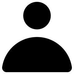 Fototapeta na wymiar avatar icon, simple vector design