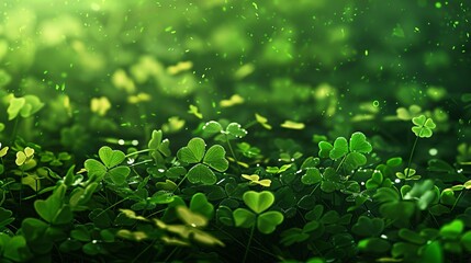 Saint Patrick's day abstract background