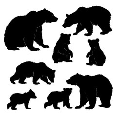 bear, family, papa bear, mama bear, baby bear, bear family, bears, cute, family bear, mom, little bear, cute bear, love, animals, christmas, family set, brown bear, birthday, family bear set, matching