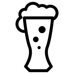 beer icon, simple vector design