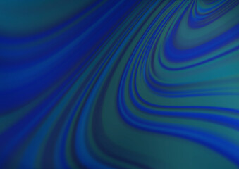 Fototapeta premium Dark BLUE vector blurred bright pattern.