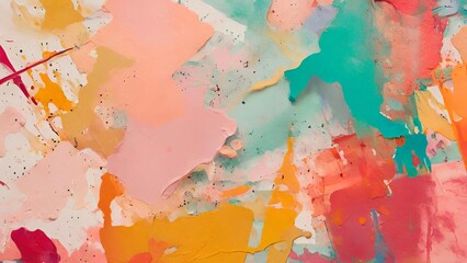 Abstract painting. Colored grunge background