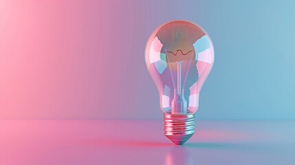 Lightbulb 3D render