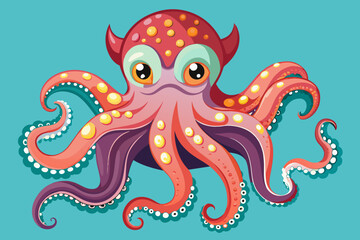 octopus vector art illustration