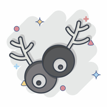 Icon Juniper. related to Spice symbol. comic style. simple design editable. simple illustration