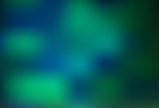 Dark Blue, Green vector blurred and colored template.