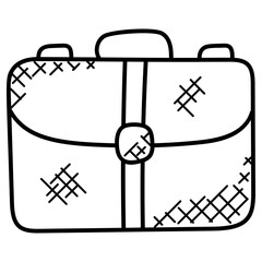 Fototapeta na wymiar briefcase icon, simple vector design