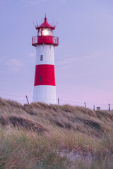 Leuchtturm List-Ost, Ellenbogen, Sylt, Schleswig-Holstein, Deutschland