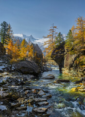 Rainerhorn, Schwarze Wand, Großvenediger Gruppe, Gschlössbach, Innergschlöss, Osttirol, Tirol, Österreich