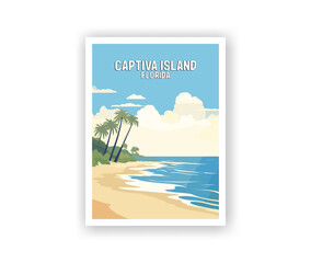 Illustration Art. Travel Poster Wall Art. Minimalist Vector art