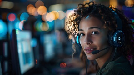 Night shift at a global finance call center