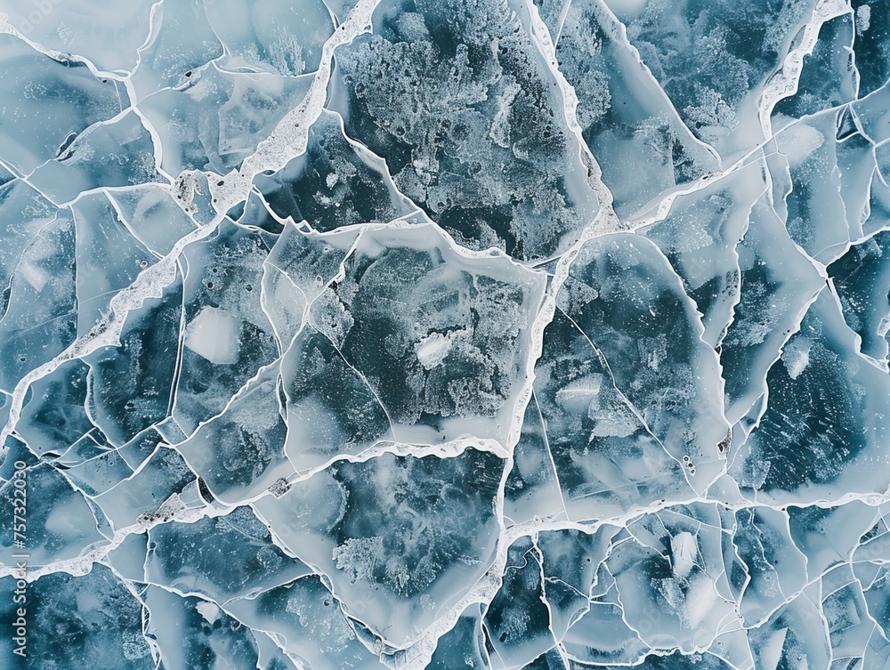 Sticker ice texture background