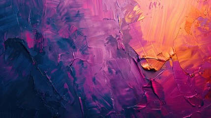 photograph of Wallpaper abstract paint background purple dark orange pink and blue, creative background.