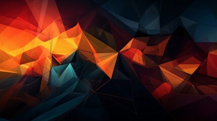Vibrant abstraction: Abstract background showcasing a dynamic and energetic display of shapes and lines.