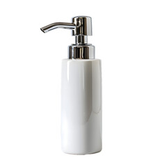 Obraz premium Soap dispenser mock up isolated on transparent background