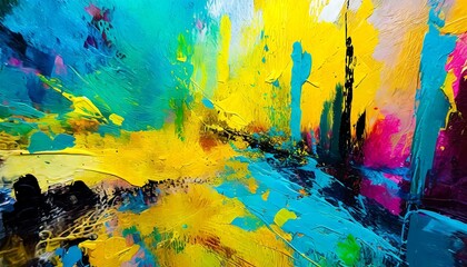 Pixelated Dreamscape: Abstract Expressionism meets Digital Chaos"