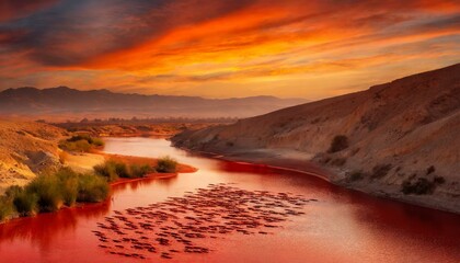 Exodus: The Plague of Blood in Nile - God's First Plague on Egypt. Bible. 