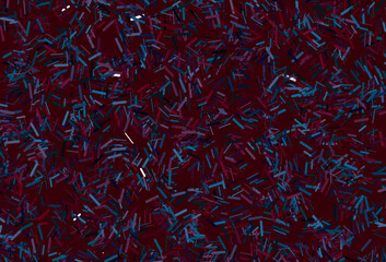 Dark silver, gray vector texture with colorful lines.