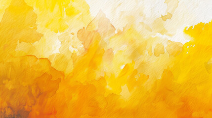 Obraz na płótnie Canvas Abstract colorful watercolor background in shades of yellow for graphic design 