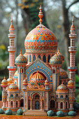 Beautiful mosque model