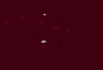 Light Pink vector sketch cover.