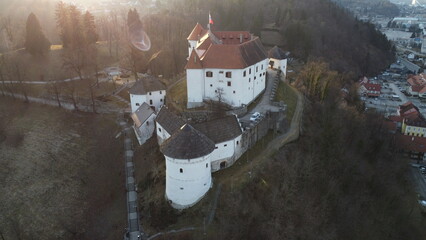 castle in winter
