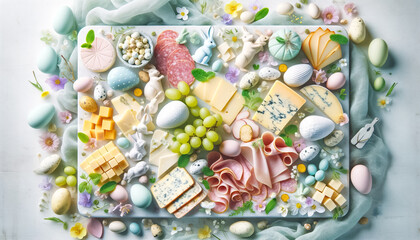 Spring Feast Awaits on a Rustic Easter Table