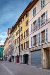 Fototapeta na wymiar Street in Annecy, France