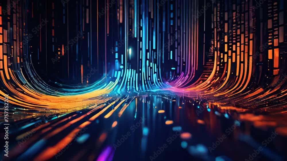 Poster abstract background with diverse patterns and colorsabstract background with diverse patterns and co