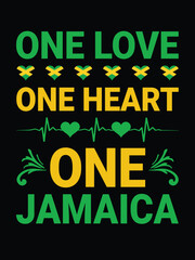 Jamaica Typography T-shirt designs
