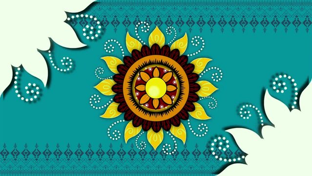tribal ornament, ancient Indian vedic background design, Luxury mandala background with colors arabesque pattern arabic islamic east style.decorative mandala for print, poster, Bright colors