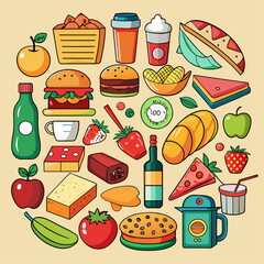 collection-of-food-that-we-buy-or-eat-every-day--c [???????????????].ai