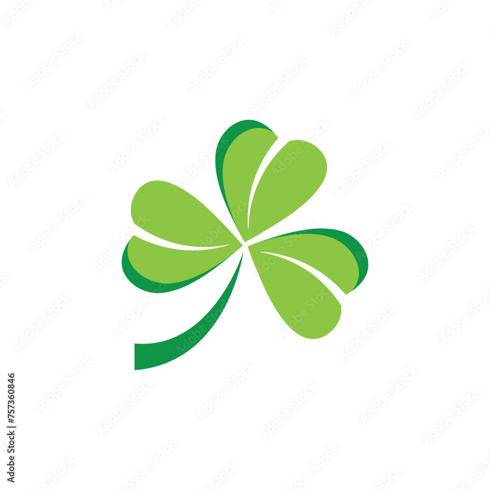 Canvas Prints clover logo icon vector