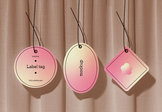 Set of Differents Label Mockup