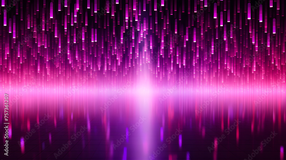 Poster binary code tech background