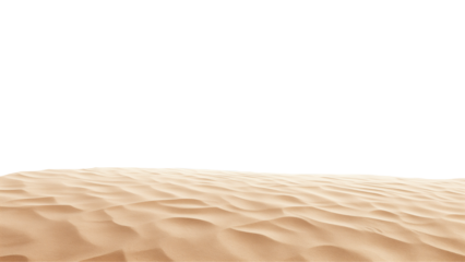 Sand dune with transparent background
