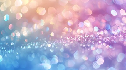 abstract pastel color background, pastel glitter, shiny background with blurred bokeh