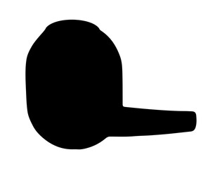 Door knocker silhouette vector art