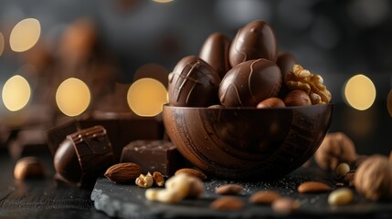 High-Quality Chocolate Easter Treats in Captivating Product Imagery