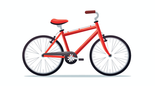 A customizable flat icon of bicycle  flat vector iso