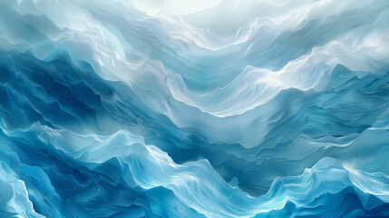 Fototapeta premium Blue monochrome tone abstract lines