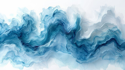 Fototapeta premium Blue monochrome tone abstract lines